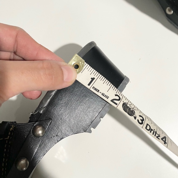 MUDD Vintage Y2K 90s Rosey Black Mule Clog Platform Chunky Slide Studded Shoe - Picture 9 of 11